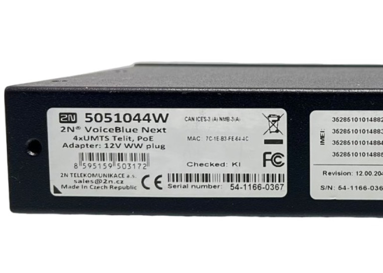 2N VoiceBlue next 4 channels for SIM UMTS - GSM 5051044W