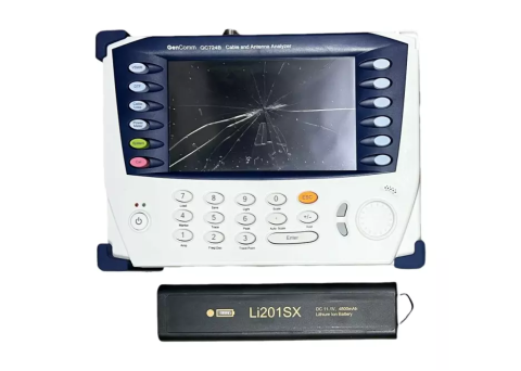 GenComm GC724B Cable and Antenna Analyzer, Working Condition, Screen Broken