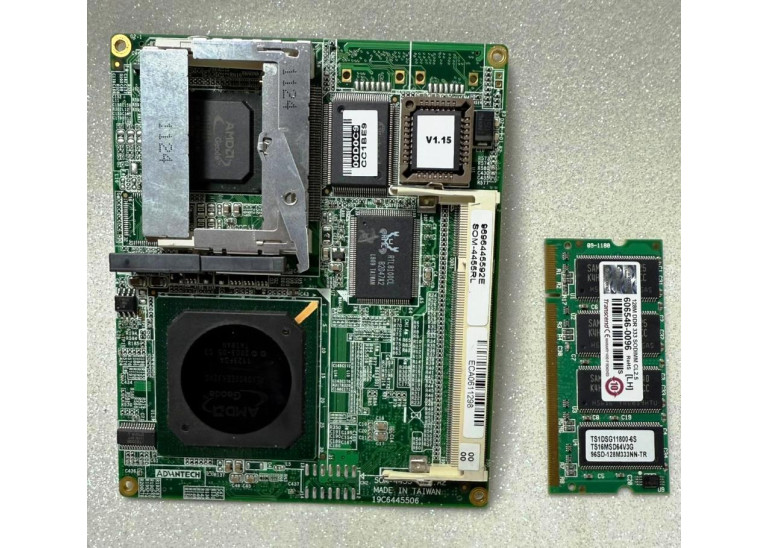 ADVANTECH SOM-4455RL REV. A2 MOTHERBOARD WITH MEMORY ADVANTECH SOM-4455RL REV. A2 MOTHERBOARD WITH MEMORY