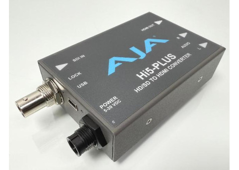 AJA HI5-PLUS Hd/sd to HDMI Converter 