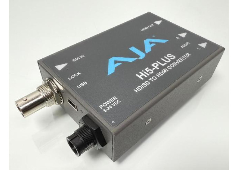 AJA HI5-PLUS Hd/sd to HDMI Converter 