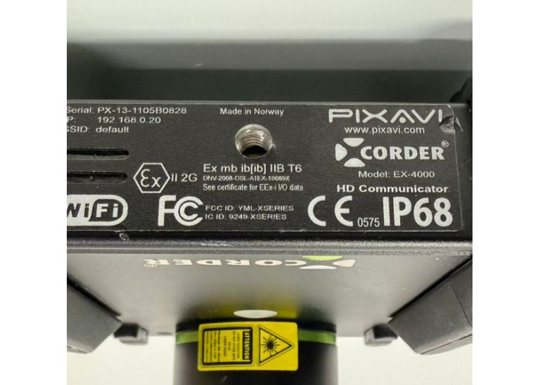 ATEX Xcoder DIGITAL CAMERA RECORDER PIXAVI EX-4000 High Quality Rugged camera ATEX Xcoder DIGITAL CAMERA RECORDER PIXAVI EX-4000 High Quality Rugged camera