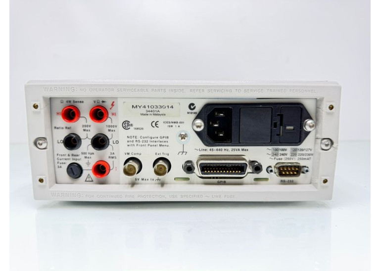 Agilent 34401A 6 1/2 Digit Multimeter 