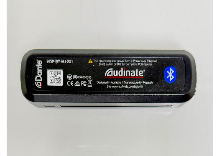 Audinate ADP-BT-AU-2X1 Dante AVIO Bluetooth Adapter Audinate ADP-BT-AU-2X1 Dante AVIO Bluetooth Adapter
