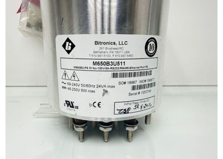 NEW BITRONICS M650M3U511 M650 Multifunction Meter Advanced 3 Phase