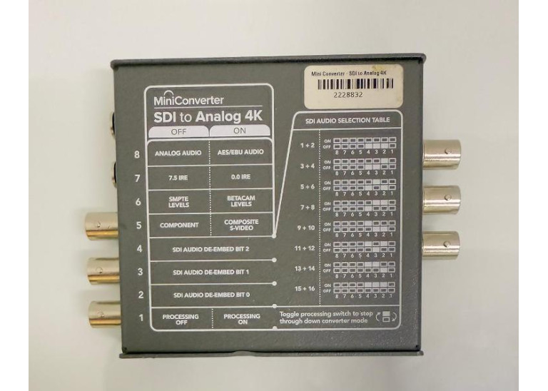 Blackmagic Design Mini Converter SDI to Analog 4K