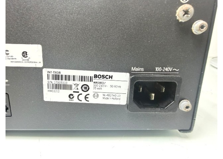 Bosch INT-TX08 Transmitter For 8 Languages 