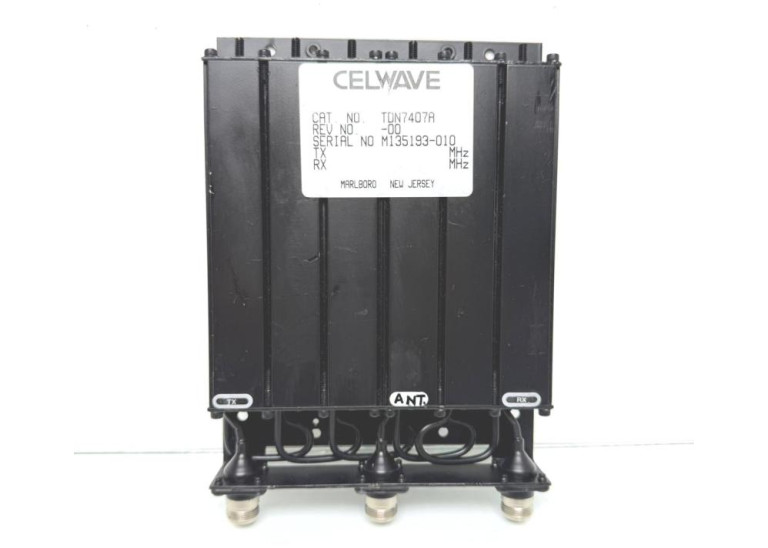 CELWAVE CAT NO TDN7407A UHF DUPLEXER FREE TUNING | REV NO. -00