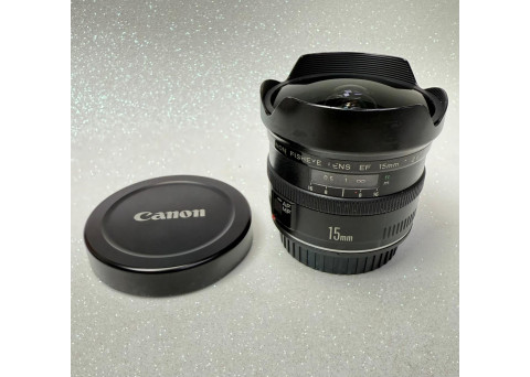 Canon EF 15mm f/2.8 Fisheye Wide Angle Lens for EF Mount 