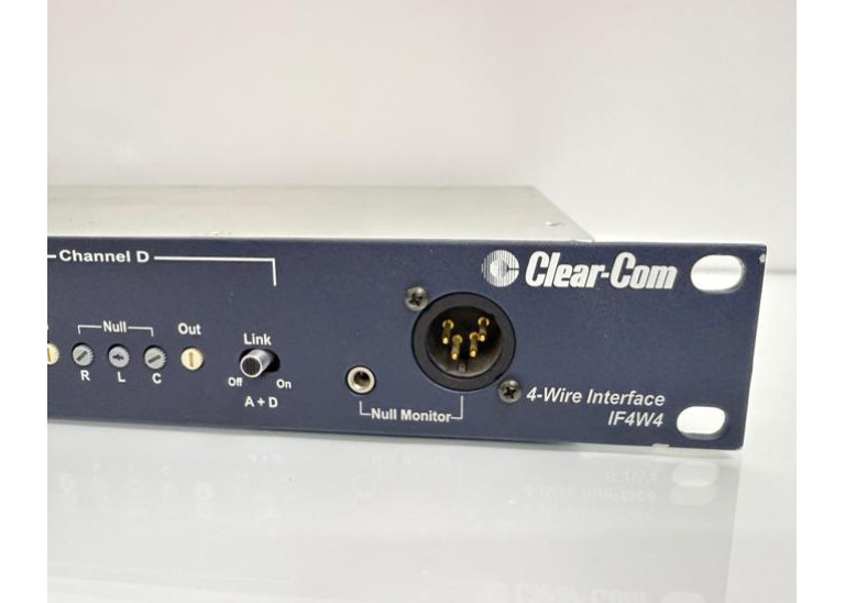 Clear-Com IF4W4 Encore 4-Channel 4-Wire Interface - No Cables/Cords - NEW