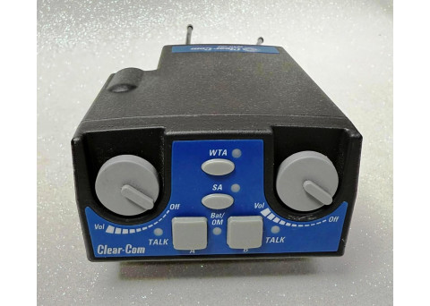 Clear-Com WTR-682 2-Channel Dual-Listen Beltpack , NEW