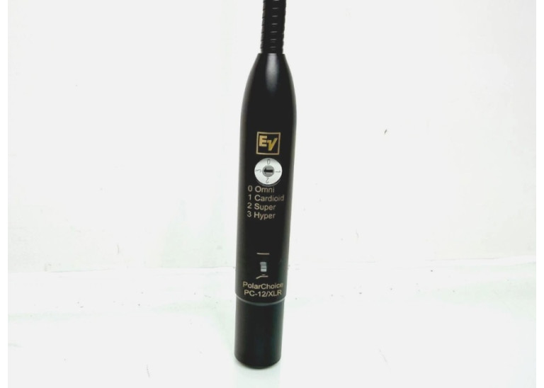 Electro-Voice PC-12/XLR Gooseneck Microphone, NEW Electro-Voice PC-12/XLR Gooseneck Microphone, NEW