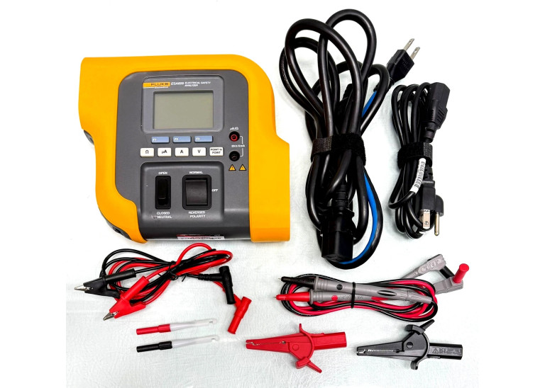 FLUKE BIO MEDICAL ESA609 ELECTRICAL SAFETY ANALYZER PORTABLE METER. ''115 VAC''