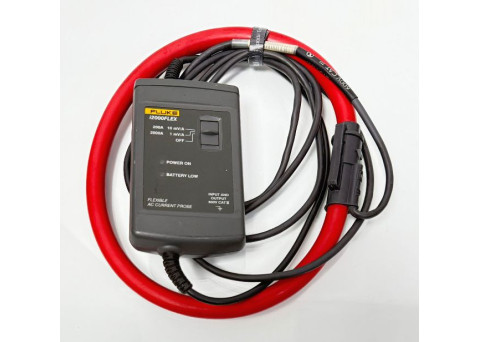 Fluke i2000Flex Battery Operated Handheld Flexible AC Current Probe Clamp BNC