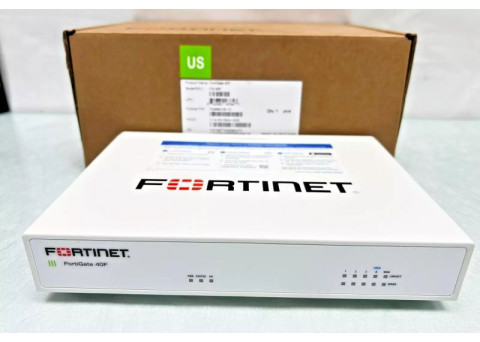 Fortinet FortiGate FG-40F Network Security Firewall