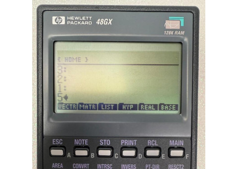 Hewlett Packard HP 48GX 128K Graphing Calculator | Very Good Condition | Tested