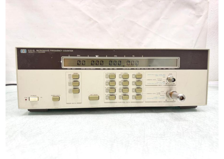 HP Hewlett Packard 5351B Continuous Wave Microwave Frequency Counter HP Hewlett Packard 5351B Continuous Wave Microwave Frequency Counter