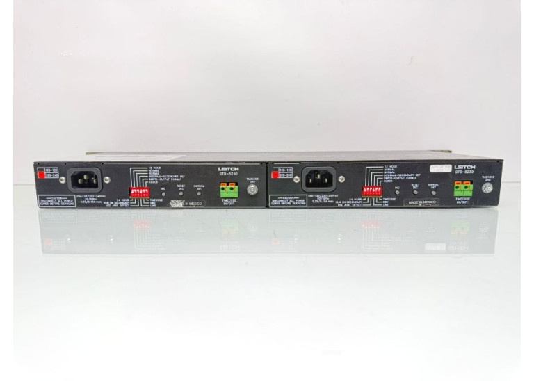 LEITCH DTD-5233 DTD-523X SERIES DIGITAL TIME DISPLAY