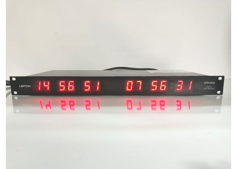 LEITCH DTD-5233 DTD-523X SERIES DIGITAL TIME DISPLAY
