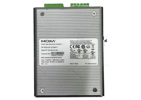 MOXA EDS-510A-1GT2SFP Managed Gigabit Ethernet switch with 7 ports MOXA EDS-510A-1GT2SFP Managed Gigabit Ethernet switch with 7 ports