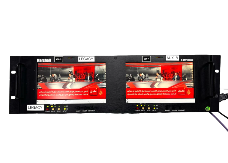 Marshall V-R72P-2HDSDI 7inch dual screens with HDSDI inputs (1.2mp screens)