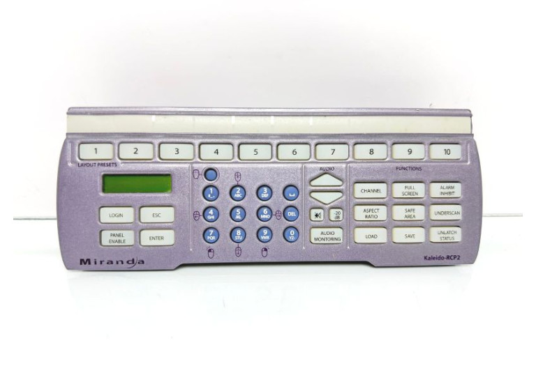 Miranda Kaleido-RCP2 KaleidoRCP2 Ethernet Remote Control Panel 