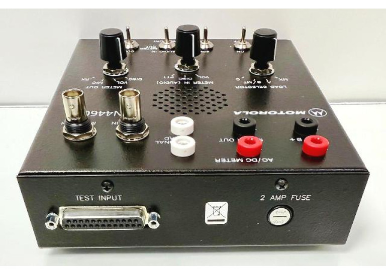Motorola RLN4460 Portable Radio Audio Test Set Box | Tuning Interface