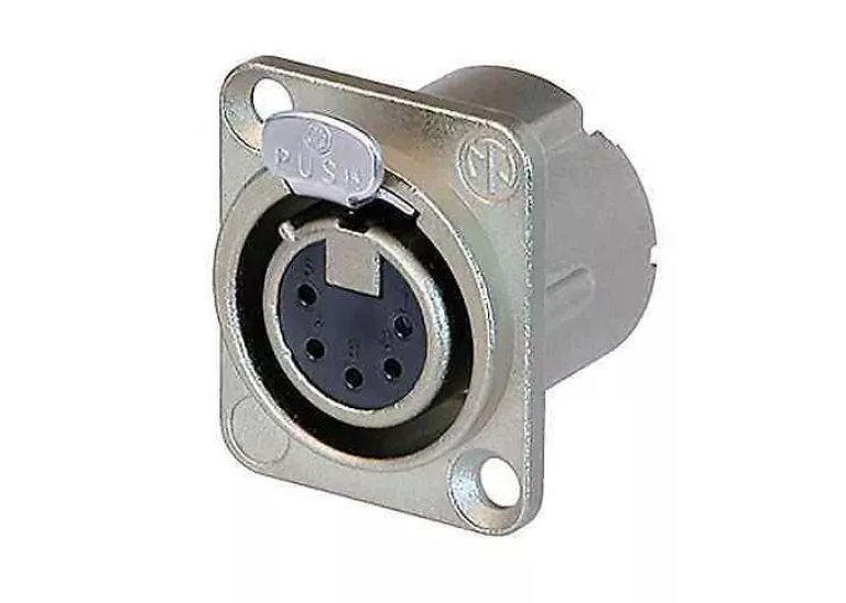 NEUTRIK USA NC5FD-LX Receptacle DLX series 5 pin female NEUTRIK USA NC5FD-LX Receptacle DLX series 5 pin female