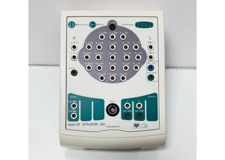 Natus SCHWARZER EPAS 29 // 29 DE Amplifier EEG Electrode Box Natus SCHWARZER EPAS 29 // 29 DE Amplifier EEG Electrode Box