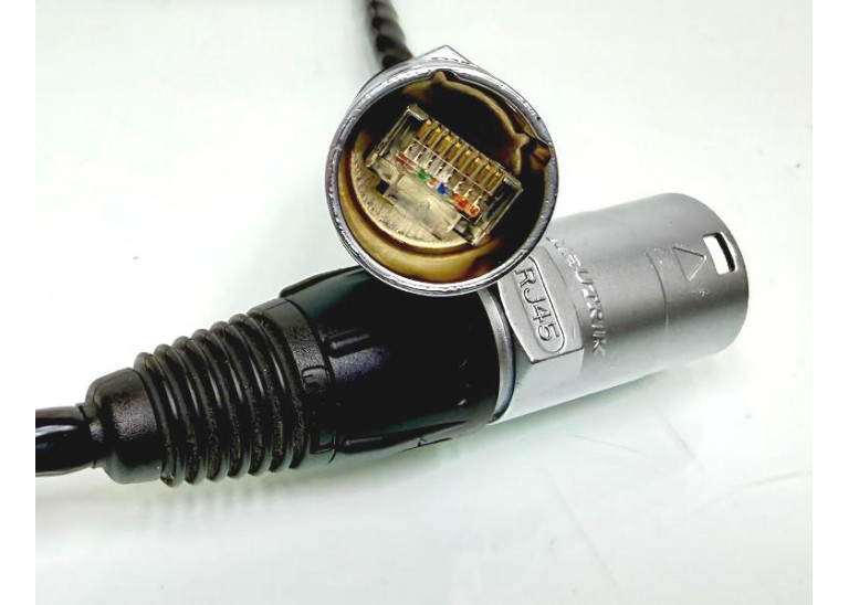 5 Pcs Genuine Neutrik RJ45 Connector Cable, 2.6 FEET LONG 5 Pcs Genuine Neutrik RJ45 Connector Cable, 2.6 FEET LONG