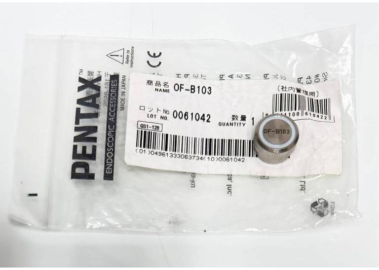 Pentax OF-B103 Suction Cylinder CL. Cap - Lot No 0031042