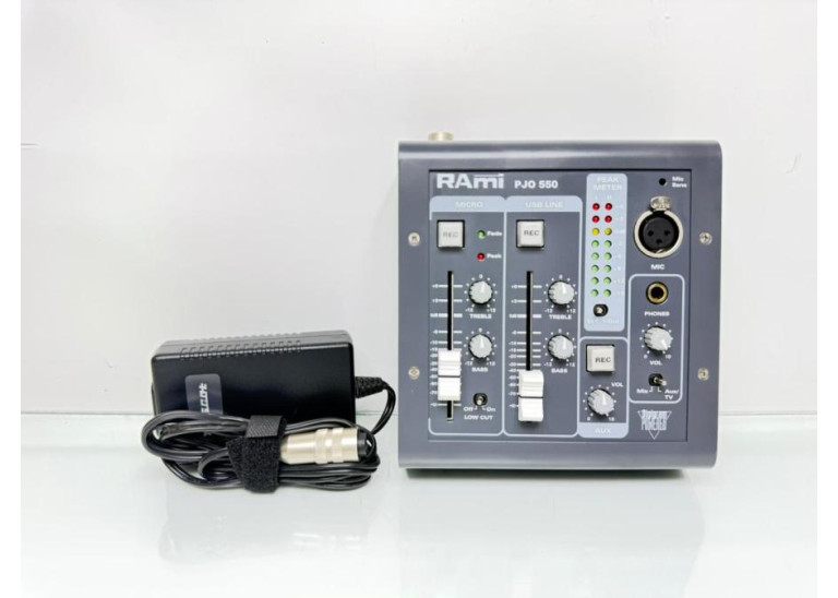 RAmi PJO550 Work Station Mixer With USB Audio Port