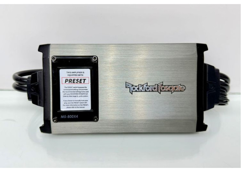 Rockford Fosgate M5-800X4 Marine Amplifier 4-Channel Waterproof 800 Watt