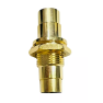 S-Viddeo DIN Female Coupler Connector Panel Wall Plate Mount Gold Plated