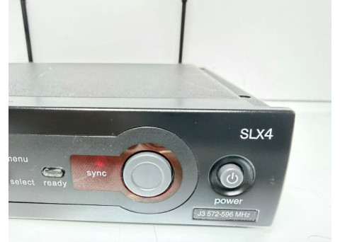 SHURE SLX4 Receiver Shure SM58 SLX2 Wireless Handheld Microphone J3 572-596MHz