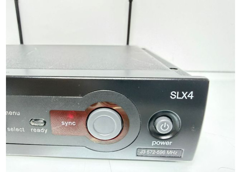 SHURE SLX4 Receiver Shure SM58 SLX2 Wireless Handheld Microphone J3 572-596MHz