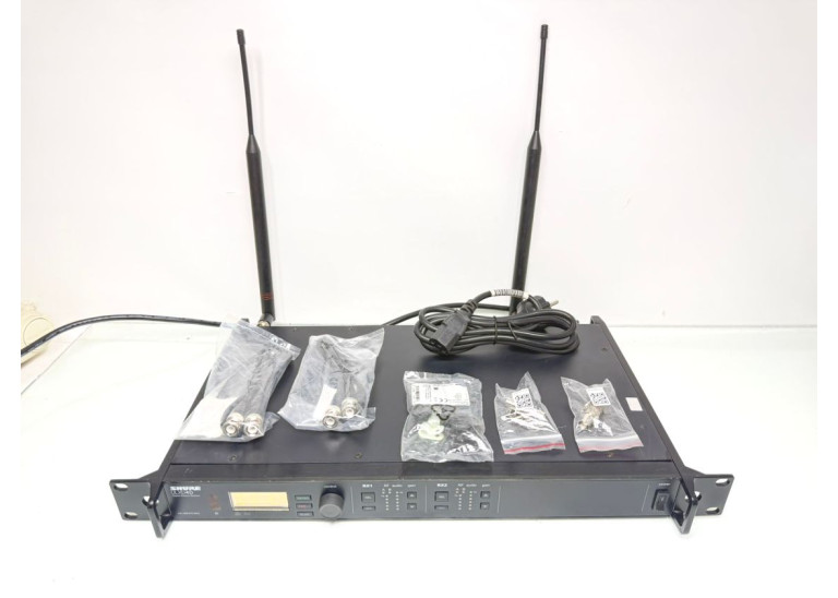 SHURE ULXD4D K51 Dual-Channel Digital Wireless Receiver Freq Range 606-670MHz