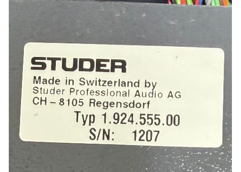 STUDER 1.924.555.00 STUDIO TV BOX TO ONAIR