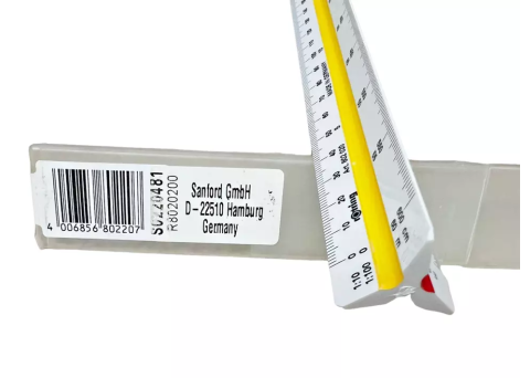 Sanford GmbH D-22510 Hamburg Triangular Reduction Scale Architect, S0220481