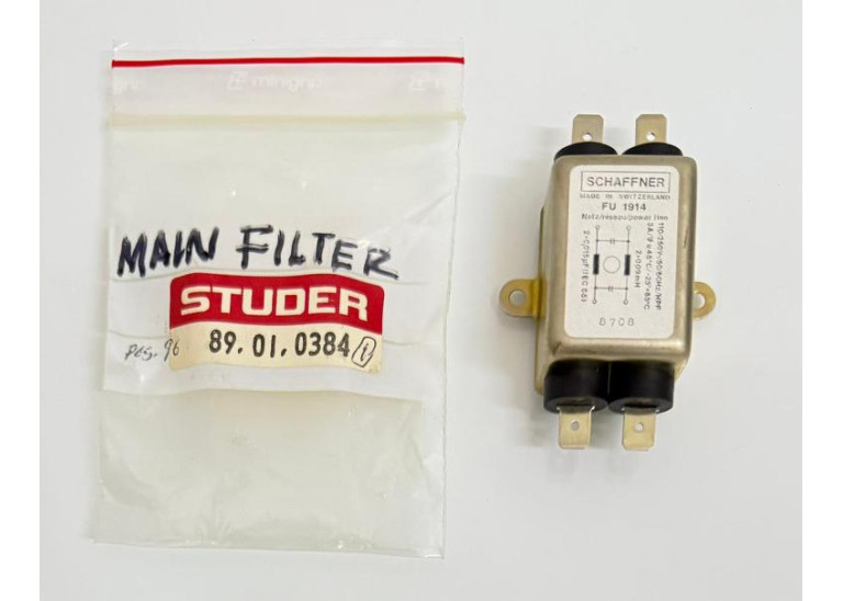 Studer Main Filter 89.01.0384 , NEW