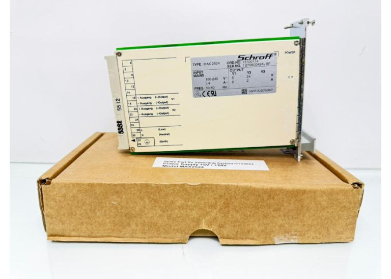 Schroff 13100 114 Type MAX 2524  Power Supply
