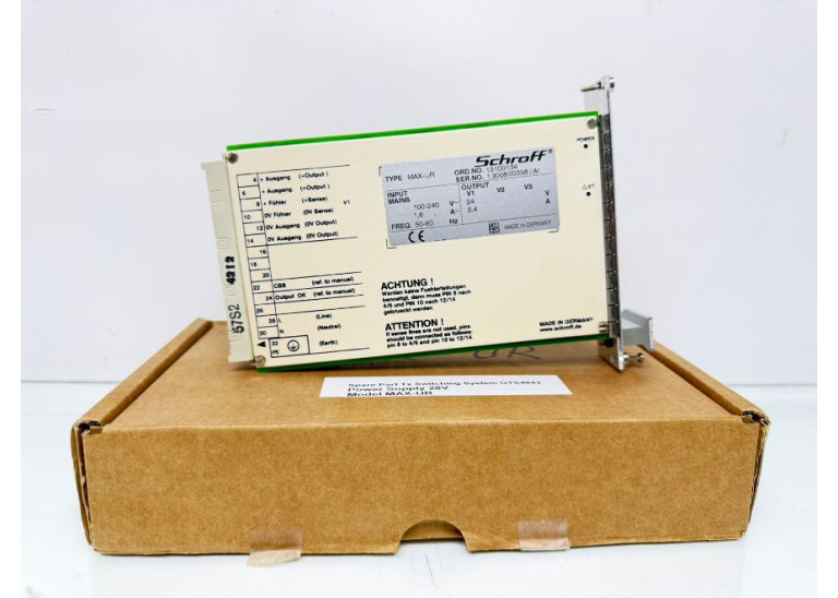 Schroff 13100 134 Type MAX-UR  Power Supply