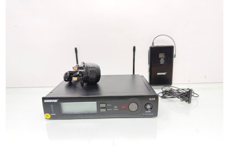 Shure SLX4 J3, SLX1 J3 Bodypack Transmitter System, FREQ 572-596 MHz