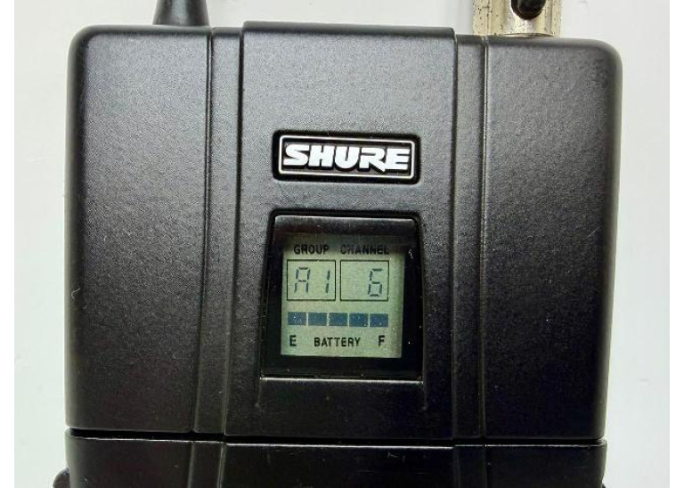 Shure U1-UA Belt Pack Transmitter, FERQ Range: 782-806 MHz
