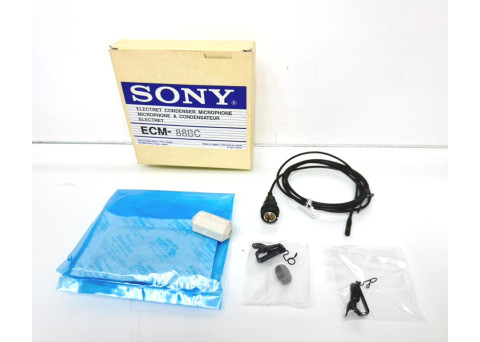 Sony ECM-88BC Omni-Directional Miniature Lavalier Mic, NEW