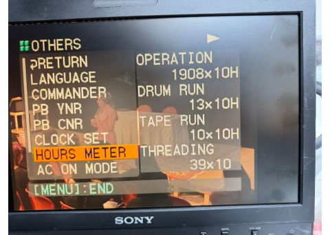 Sony HVR-M15AE Digital HD video Cassette Recorder , Drum Run 130 Hours