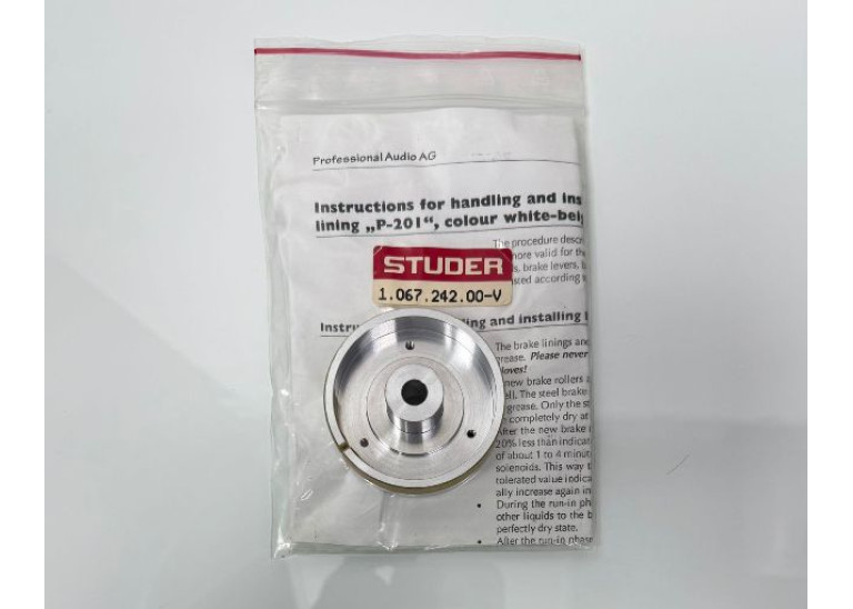 Studer 1.067.242.00-V Brake Drums Studer 1.067.242.00-V Brake Drums