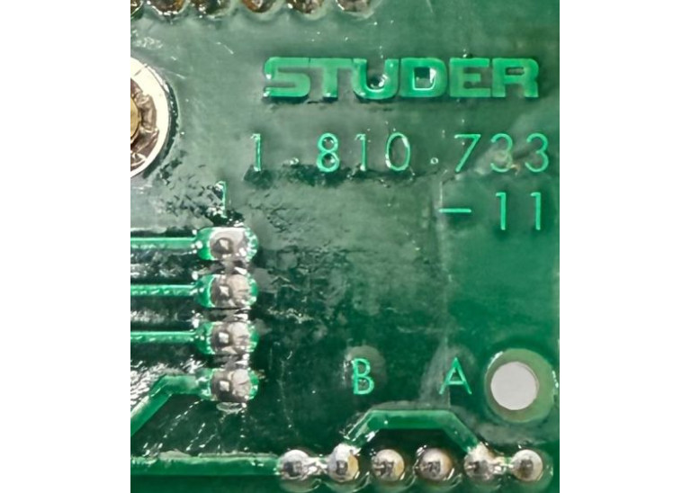 Studer A810 Control Panel - 1.810.733-11 & 1.810.732-11