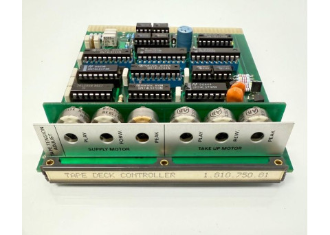 Studer 1.810.750.81 A810 Tape Deck Controller, 1.810.750.12 Studer 1.810.750.81 A810 Tape Deck Controller, 1.810.750.12