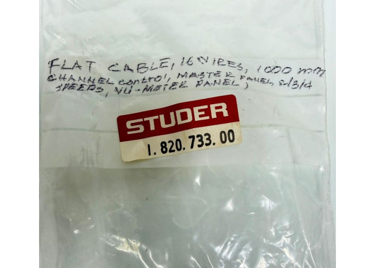 Studer A812 A810 Ribbon cable 16-Pole 1.00m 1.820.733.00